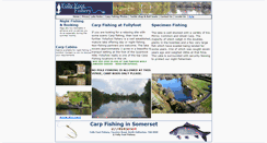 Desktop Screenshot of follyfootfishery.co.uk